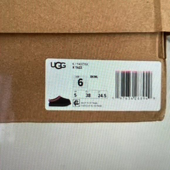 Ugg Tazz Black Men Size 6